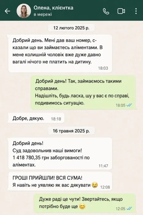 Відгук клієнта