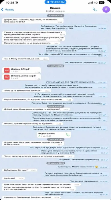Відгук клієнта